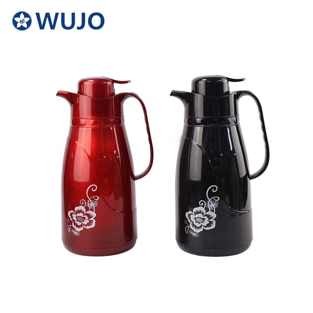 Free Sample Plastic 1L 1.9L Cheap Price Customized Insulated Vacuum Flask Arabic Moroccan Tea Pot for Country Home Kitchen