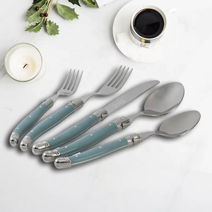 Magfrasco 2024 China New Arrival Elegant French Style Custom Logo Cutlery Stainless Steel Spoon and Fork Set