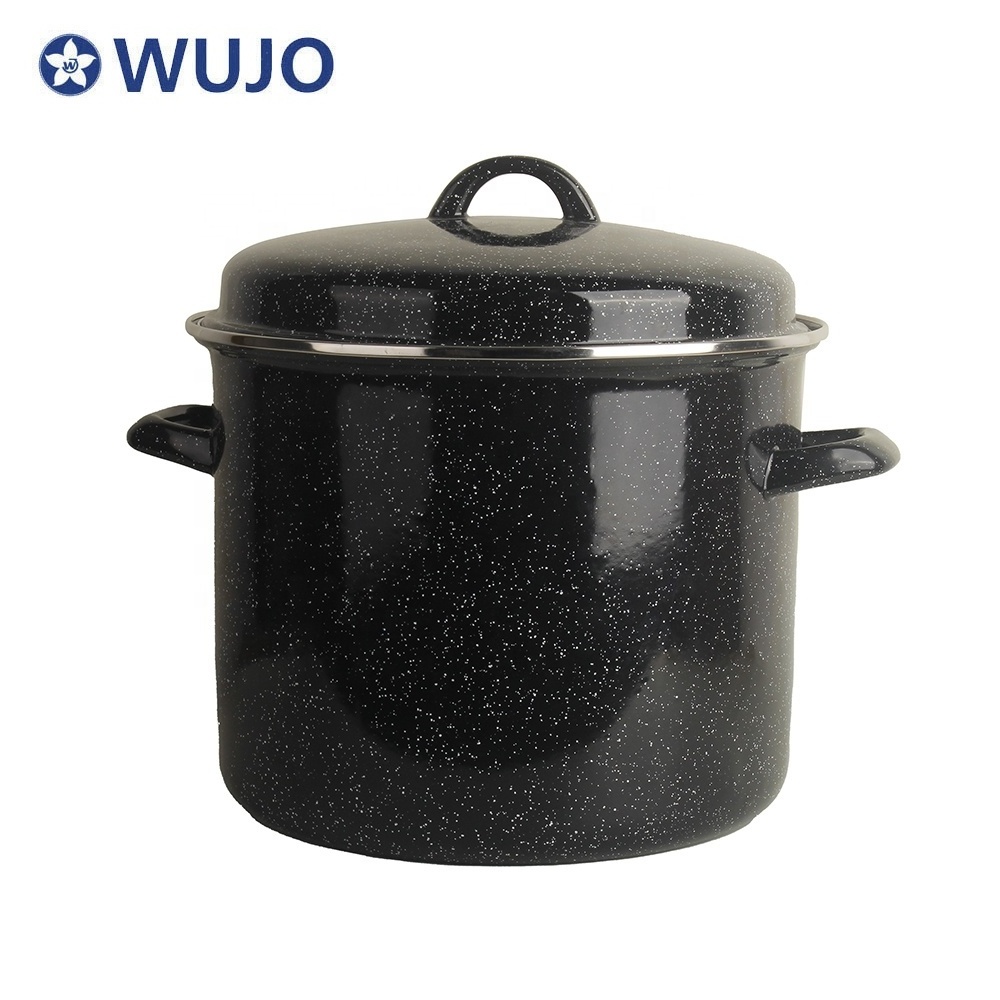 Manufacturer Enamelware Enamel Eco Friendly High Quality Cooking Pot Set Non-Stick Cookware