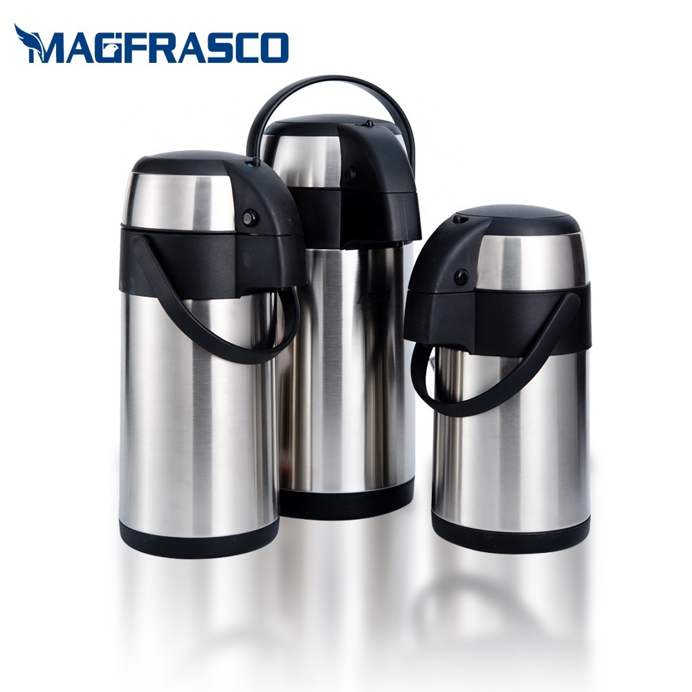 2.5L 3L 3.5L 4L airpot thermos  hot cold pump dispenser water beverage vacuum thermal air coffee pot termo de cafe