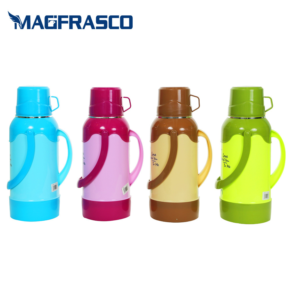 Custom Logo OEM  2L 3.2L Glass Refill Plastic Tea Coffee Water Thermos Jug with SONCAP