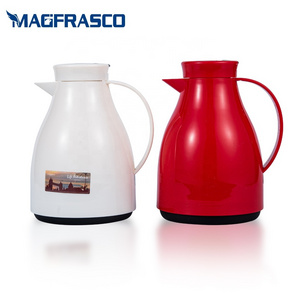 0.5L 1L 2L High Quality  White Black Pink Blue Glass Refill Tea Water Thermos Jug Flask Plastic Coffee Pot