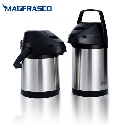 Double wall stainless steel insulated thermal carafe pump dispenser vacuum thermos termos airpot coffee pot