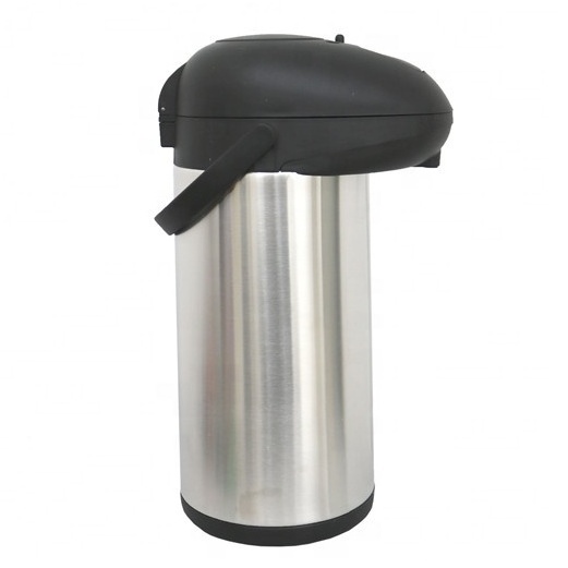 3L 4L 5 litre  big unbreakable air pump termos double wall stainless steel tea vacuum coffee airpot