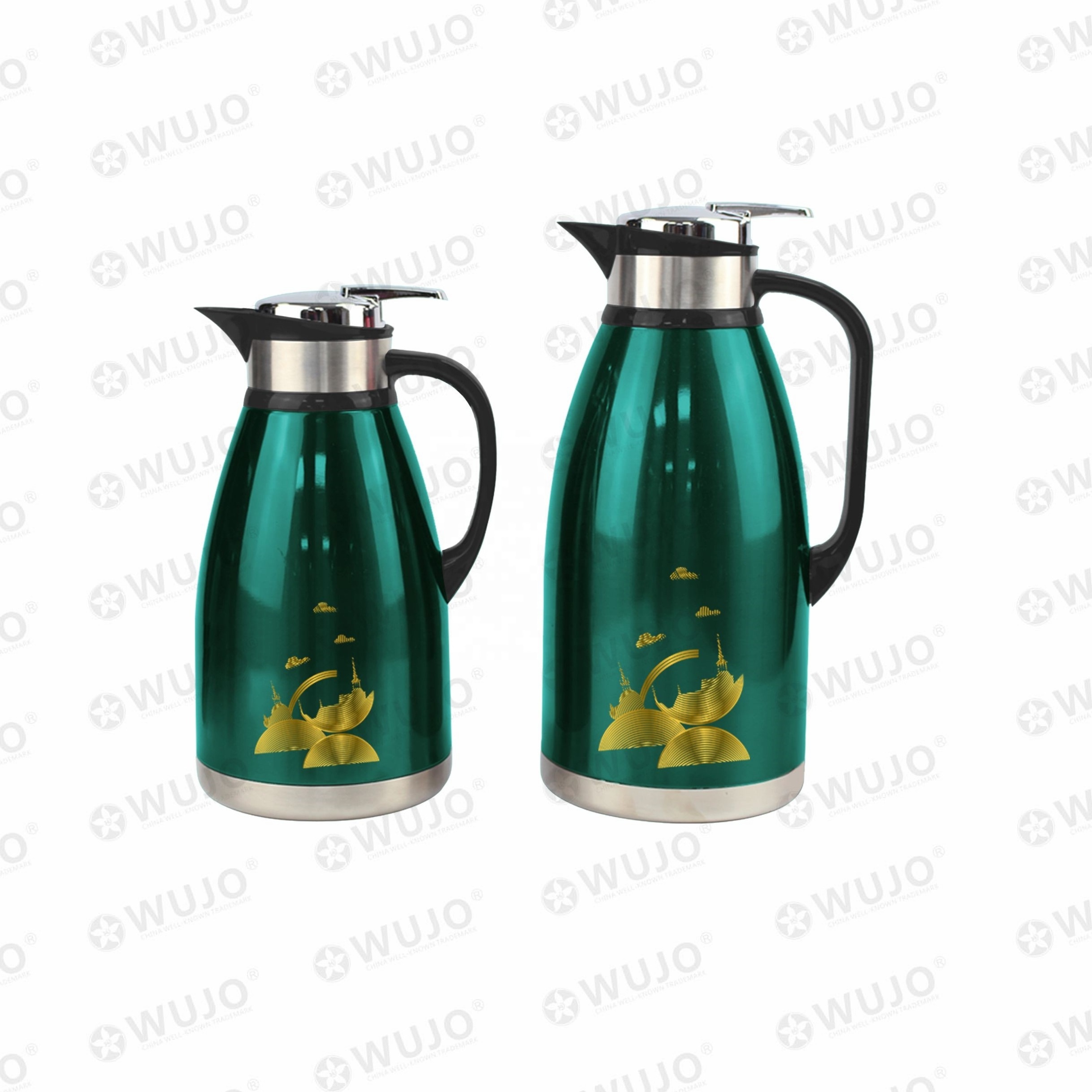 Afghanistan 2l 3l insulated double wall stainless steel vacuum flask & thermos / coffee pot / vacuum jug from WUJO