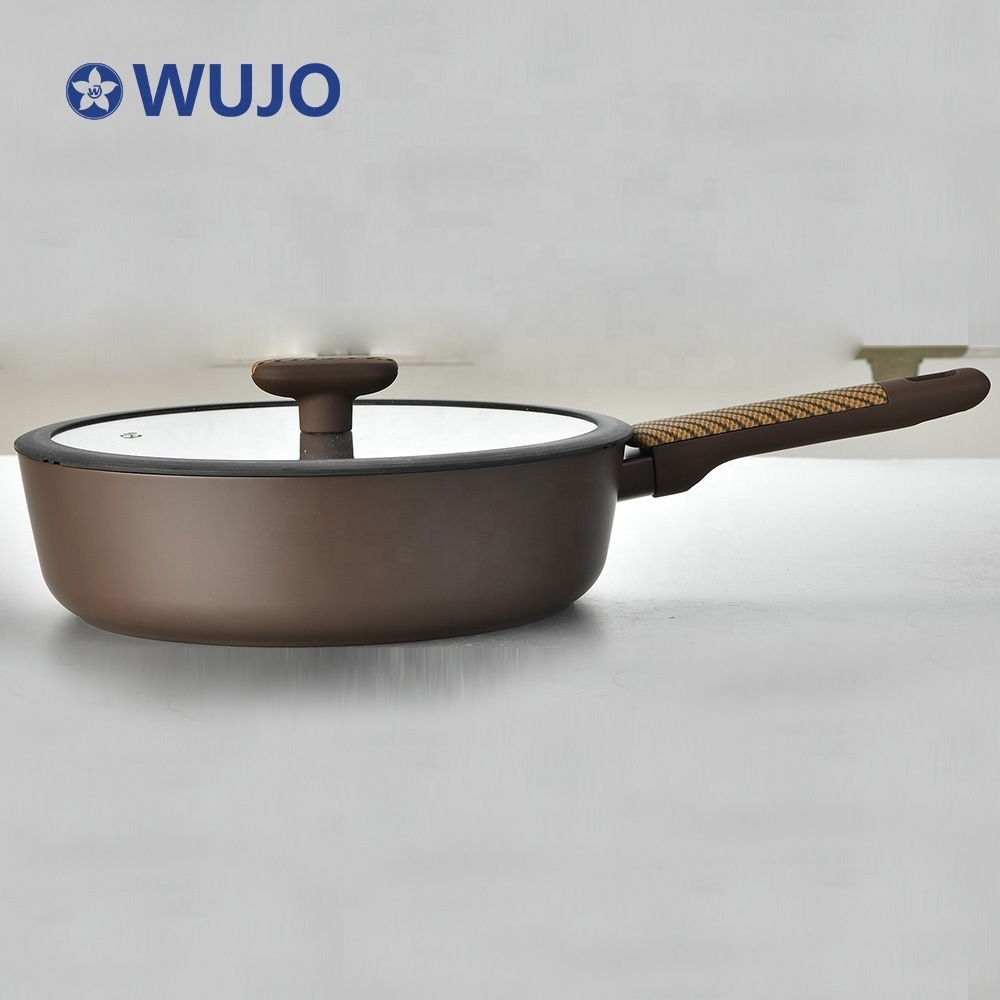 WUJO Kitchen Wear Cookware Non Stick Forged Aluminum Kitchen Ware Cooking Cookware Set