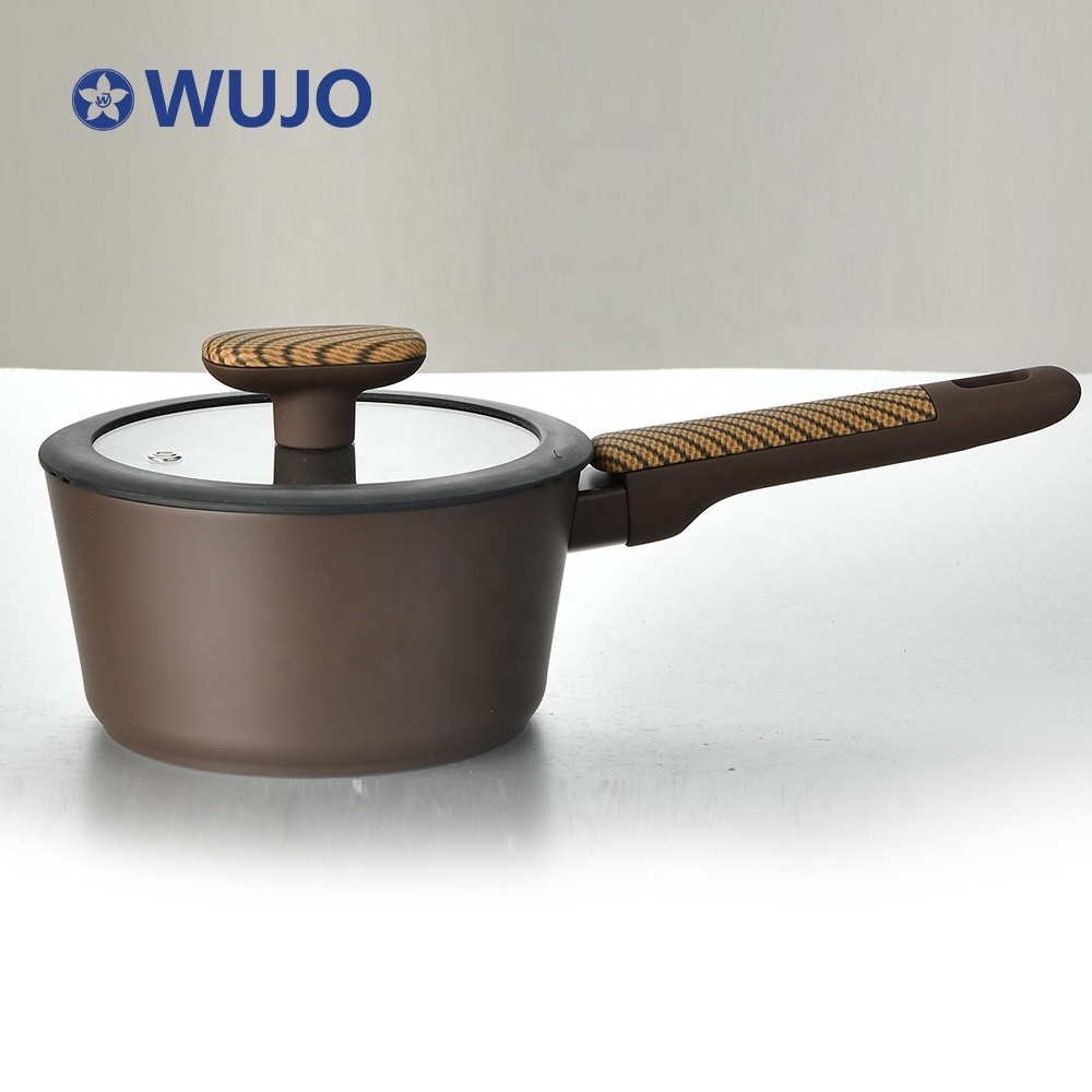 WUJO Kitchen Wear Cookware Non Stick Forged Aluminum Kitchen Ware Cooking Cookware Set