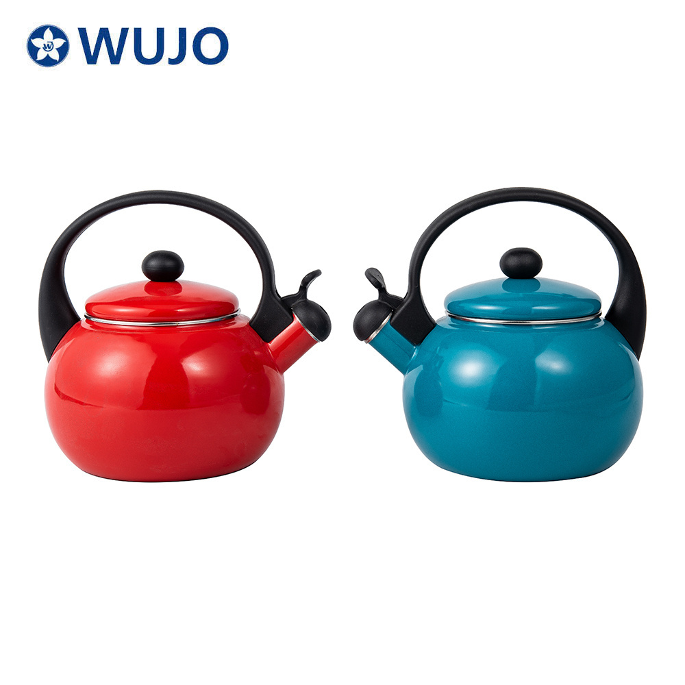 Enamel Porcelain Whistle Kettle Teapot 3L Enamel Stove Top Whistling Kettle