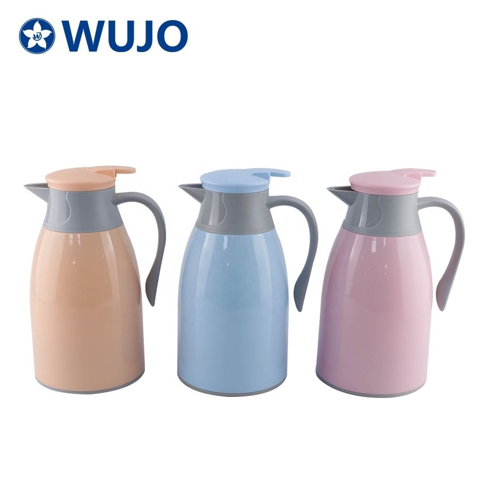 WUJO  OEM ODM thermos glass liner dallah dubai vacuum arabic coffee pot / coffee tea pot