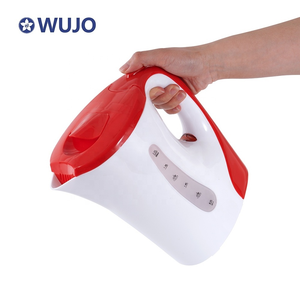 WUJO High Quality Hot Water Boiling Water Kettle Customized Plastic Water Boiler Electric Kettle