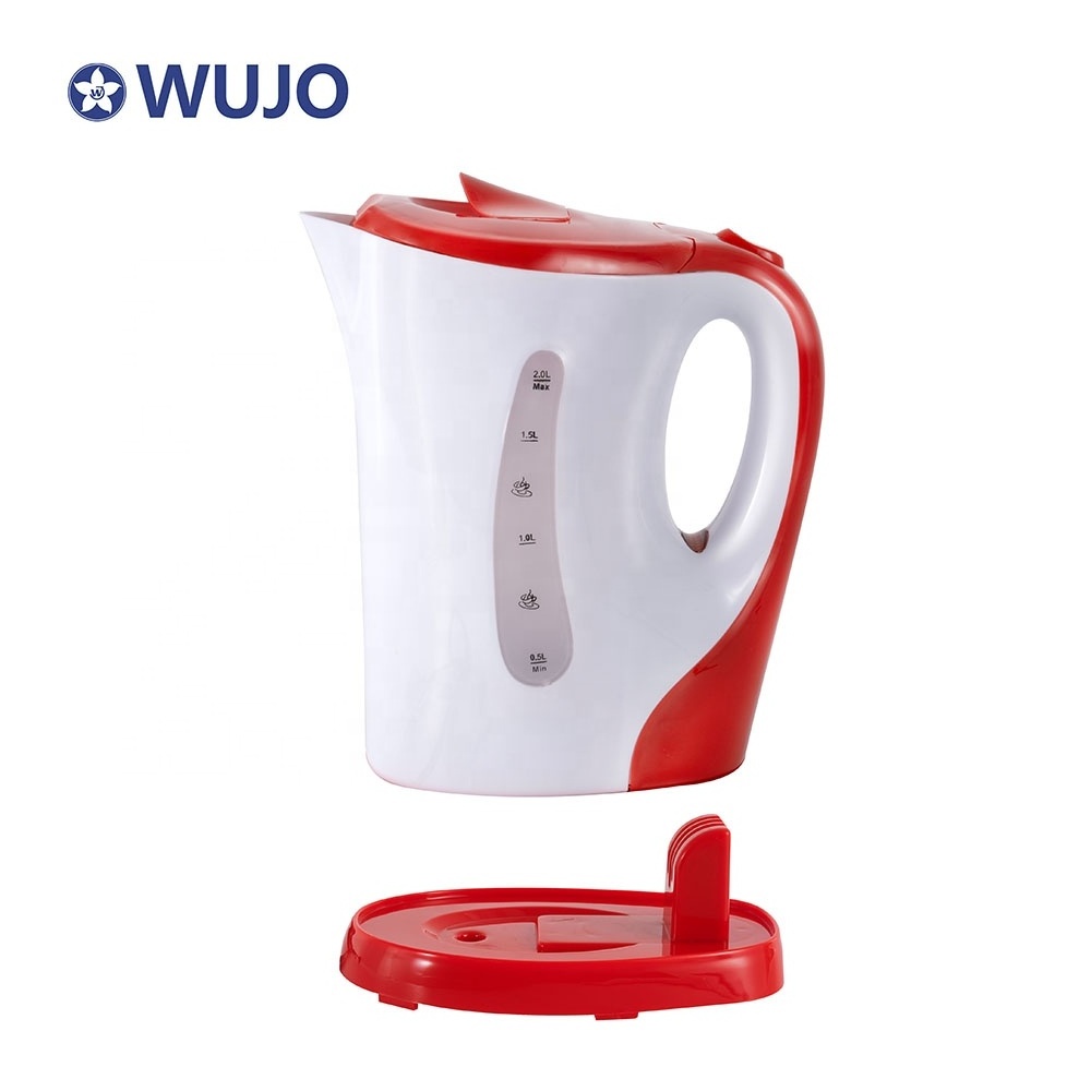 WUJO High Quality Hot Water Boiling Water Kettle Customized Plastic Water Boiler Electric Kettle