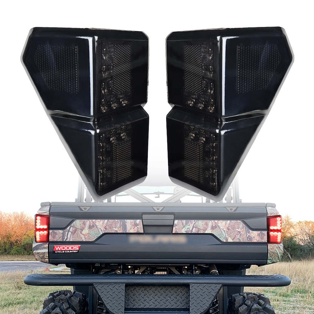 Aukma Smoke ATV Taillight Rear Left+Right LED Tail Light For Polaris Ranger 1000 XP CREW 2018-2021 2413766