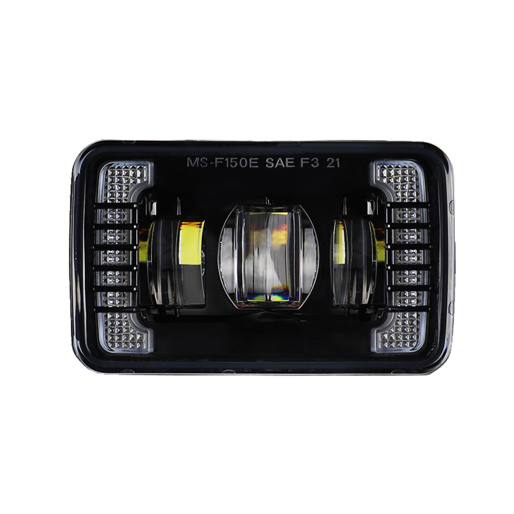 WUKMA Updated LED Fog Light White DRL For Ford F150 F-150 2015 2016 2017 Fog Lamp Square Bumper Driving Light