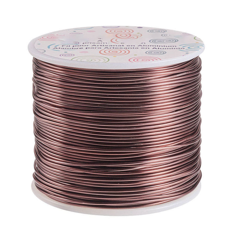 Customizable color 1mm 2mm craft Colorful aluminum wire for Jewelry making