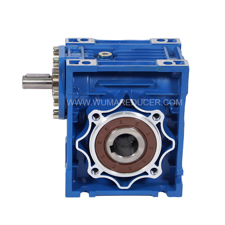 Right angle shaft aluminum worm gearbox RV 030 ac motor reductor