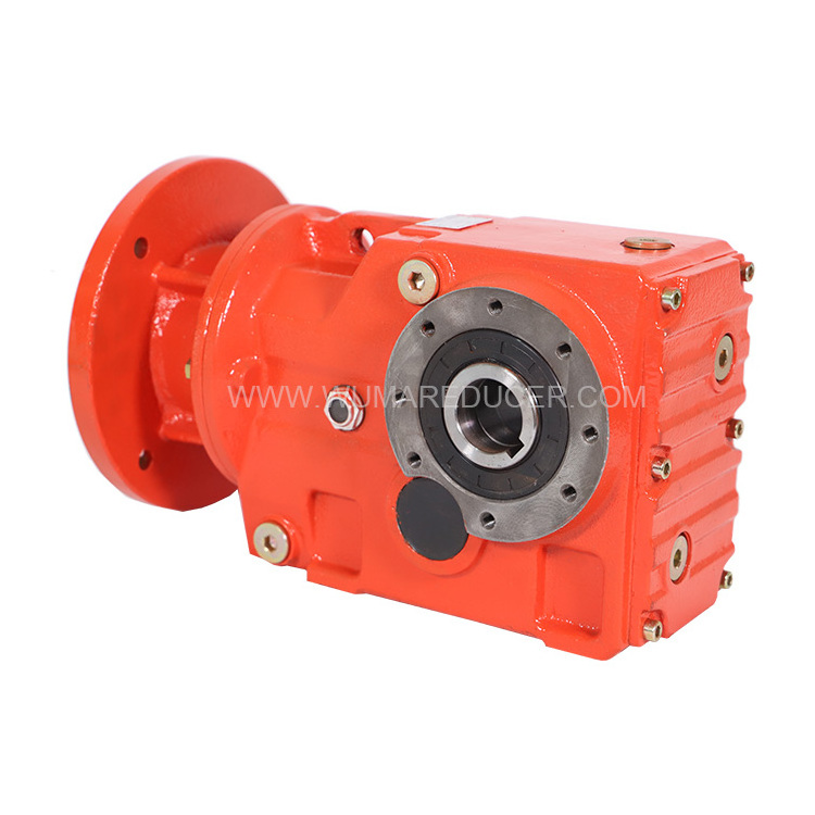 Helicoidal reductor de velocidad 2.2 kw hollow shaft gear box bevel helical gearbox