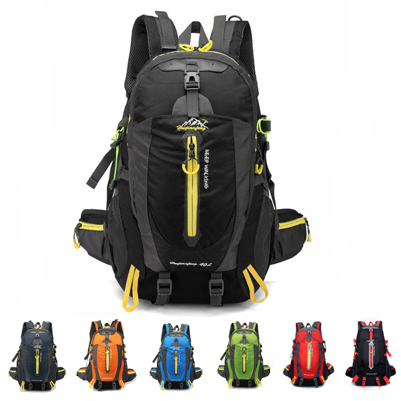 Waterproof Climbing Backpack Rucksack 40L Outdoor Sports Bag Travel Backpack Camping Hiking Backpack Women Trekking Bag For Men