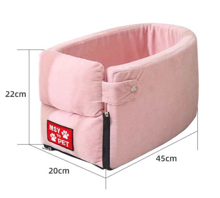 Cat And Small Dog Bed Car Soft Portable Safety Tethers Washable Booster Seat On Car Armrest