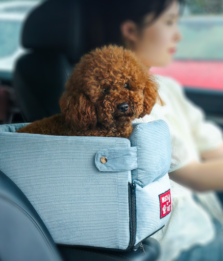 Cat And Small Dog Bed Car Soft Portable Safety Tethers Washable Booster Seat On Car Armrest