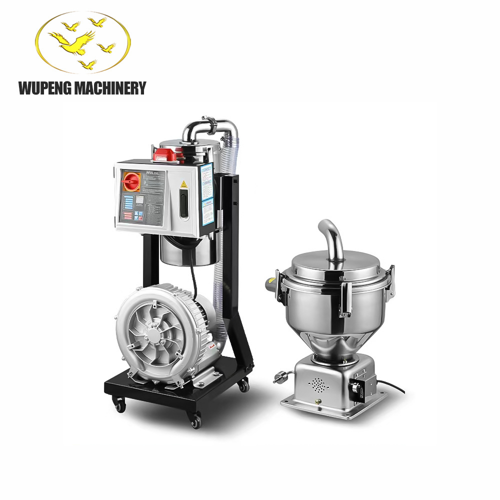 Efficient Auto Vacuum Loader for Plastic Pellet Hopper Separates Granules and Conveys Material with Reliable Motor and Pump