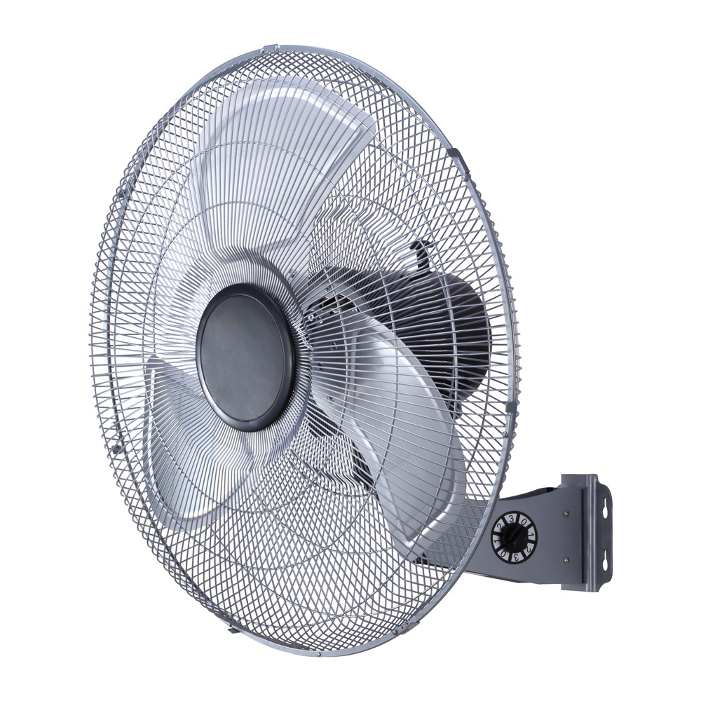 Hot Selling 18-Inch Portable Commercial Wall Mounted Electric Fan 3-Blade Cooling Oscillating Ventilation Metal Material