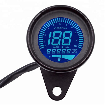 High Quality Waterproof  Universal Motorcycle Digital Odometer Speedometer Tachometer RPM Fuel Level Gauge