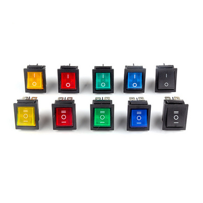 Pushbutton Switch Waterproof Marine 12v Rocker Switch Led