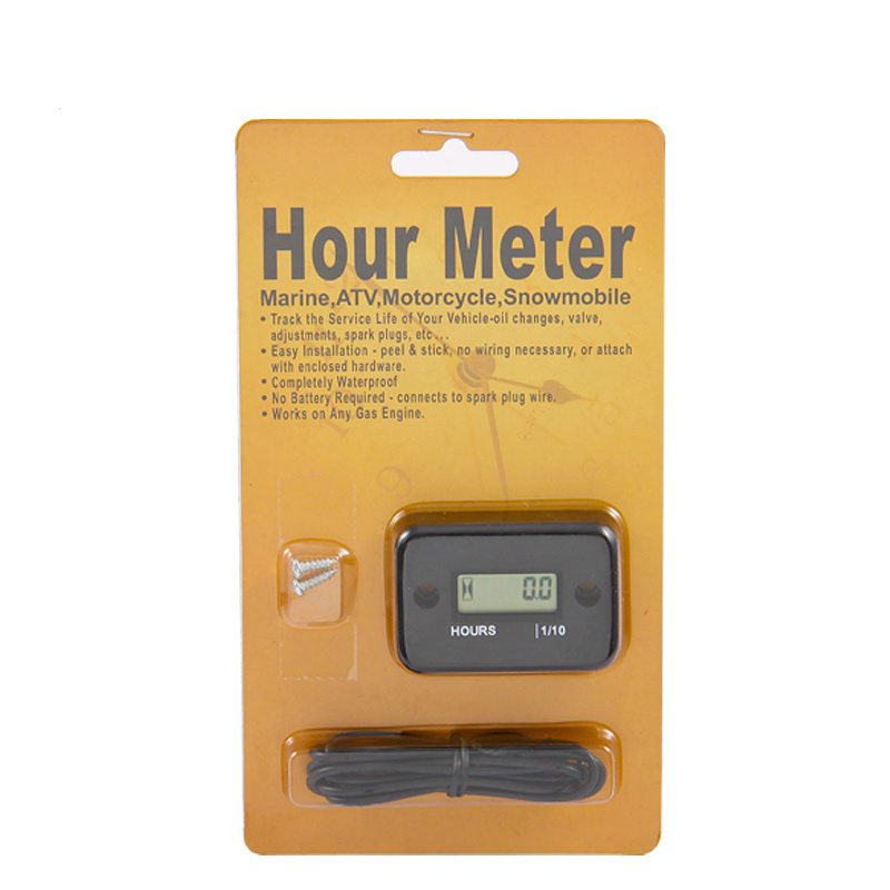 CE Inductive Hour Meter Counter for Gas Engine Mower Marine ATV Motorcycle Boat Snowmobile Outboard Motor Generator IP68