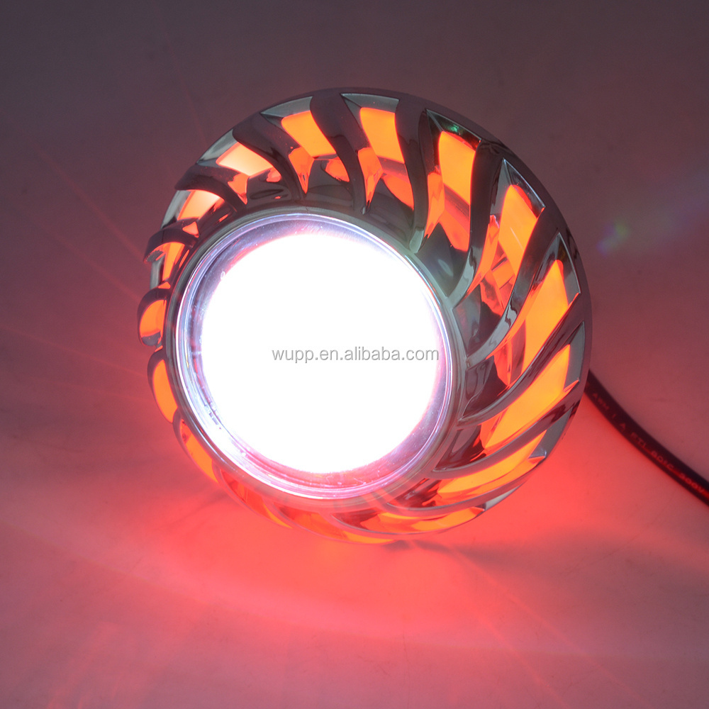 New Arrival Bi-xenon Led Projector Lens Light Angel Eyes 30w Headlight