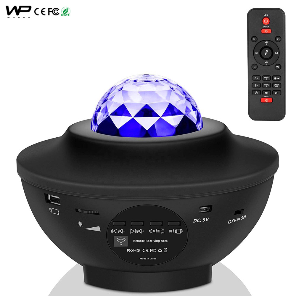 [Dropshipping ]WP WPGP300 OEM Dynamic Music Star Sterren Projector Night Lights Led Galaxy Projector Light