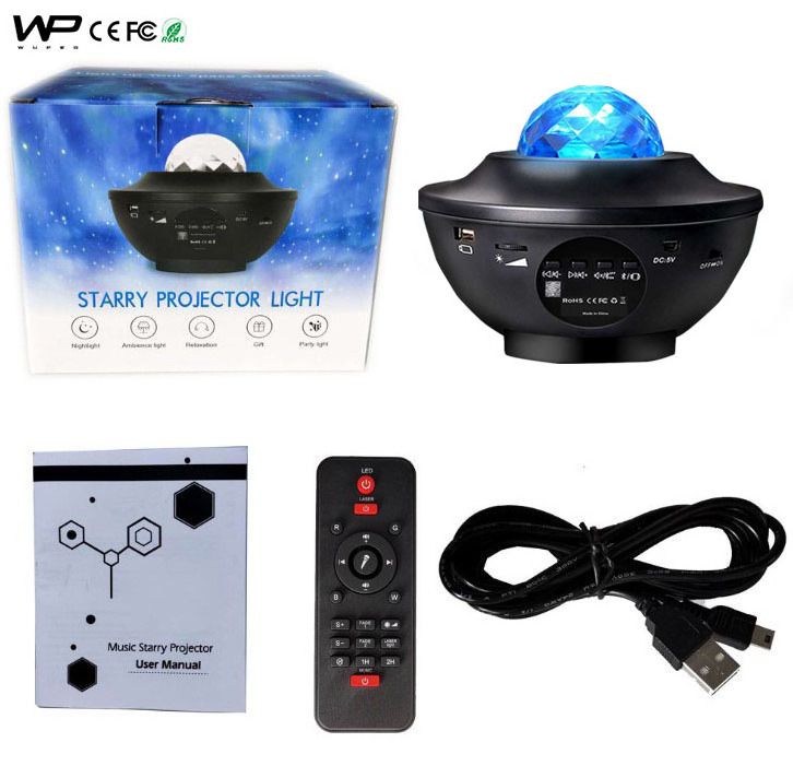 [Dropshipping ]WP WPGP300 OEM Dynamic Music Star Sterren Projector Night Lights Led Galaxy Projector Light