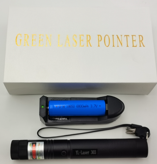 [Gift Box]  Hot Sale Wupro Laser Pointer Pens Green Red Blue Light Cat Laser Pointer 303