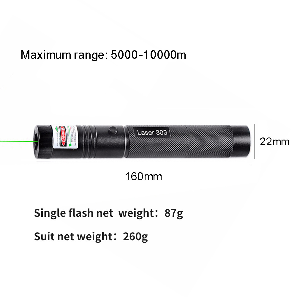 Hot Selling Wupro 303 Laser Pointer Green Red Blue Light Lazer Pen Pet Cat Laser Pointer