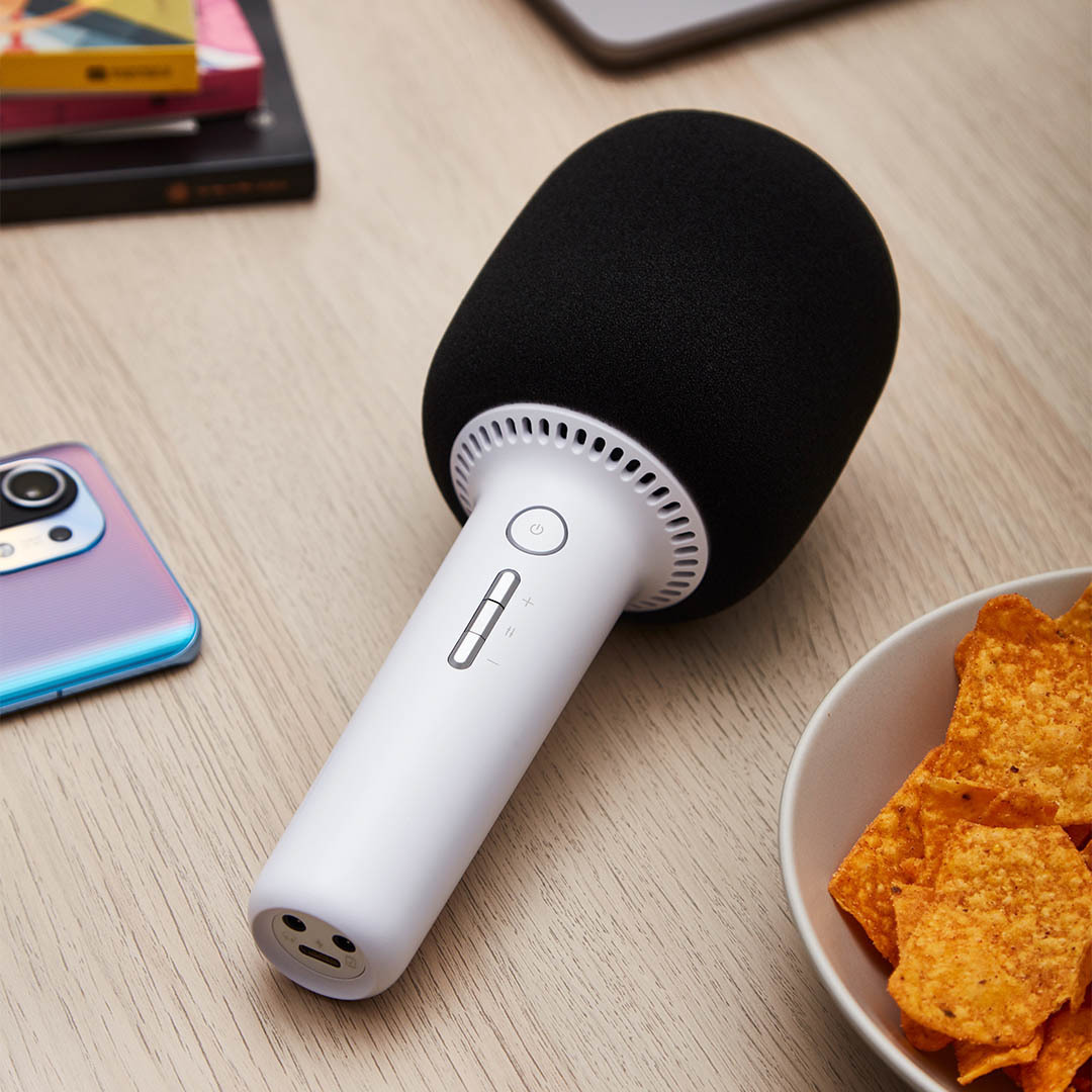 [OEM/ODM] Wupro x Xiaomi Wireless Portable Microphone with Speaker Mini Smart Karaoke Kids Microphone for Home KTV