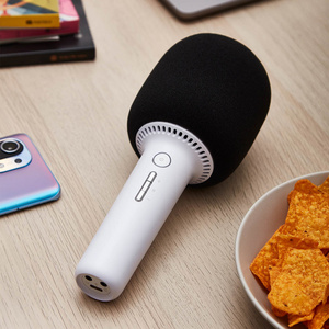 [OEM/ODM] Wupro x Xiaomi Wireless Portable Microphone with Speaker Mini Smart Karaoke Kids Microphone for Home KTV