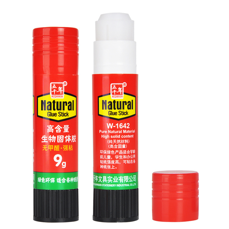 Colorless solid glue stick non-toxic office special glue stick 9g extra strong adhesive pvp glue stick