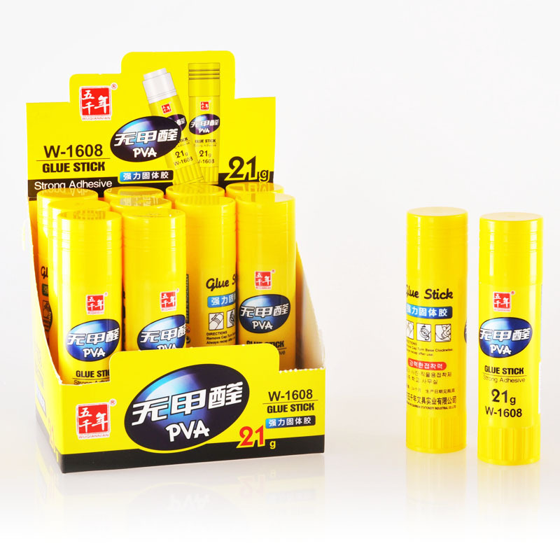 Wuqiannian high quality PVA 21G glue stick strong adhesive