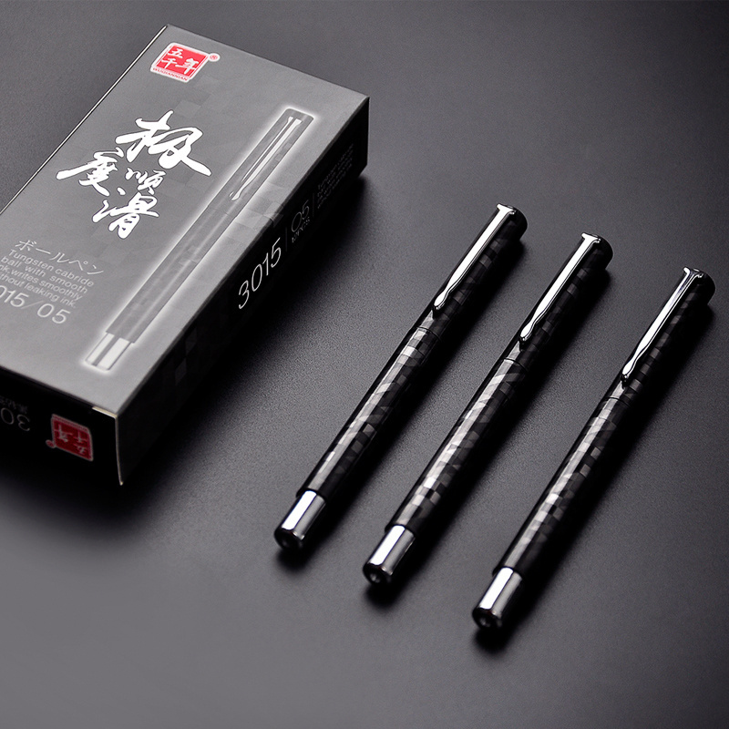 Hot selling plastic black neutral pen 0.5mm 0.7mm bullet head gel pen stationery manufacturer