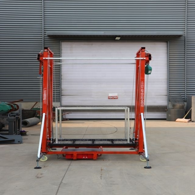 6 Meter Lift Scaffolding 500kg Hydraulic Electric Lift Mobile material lifting platform Shear Price