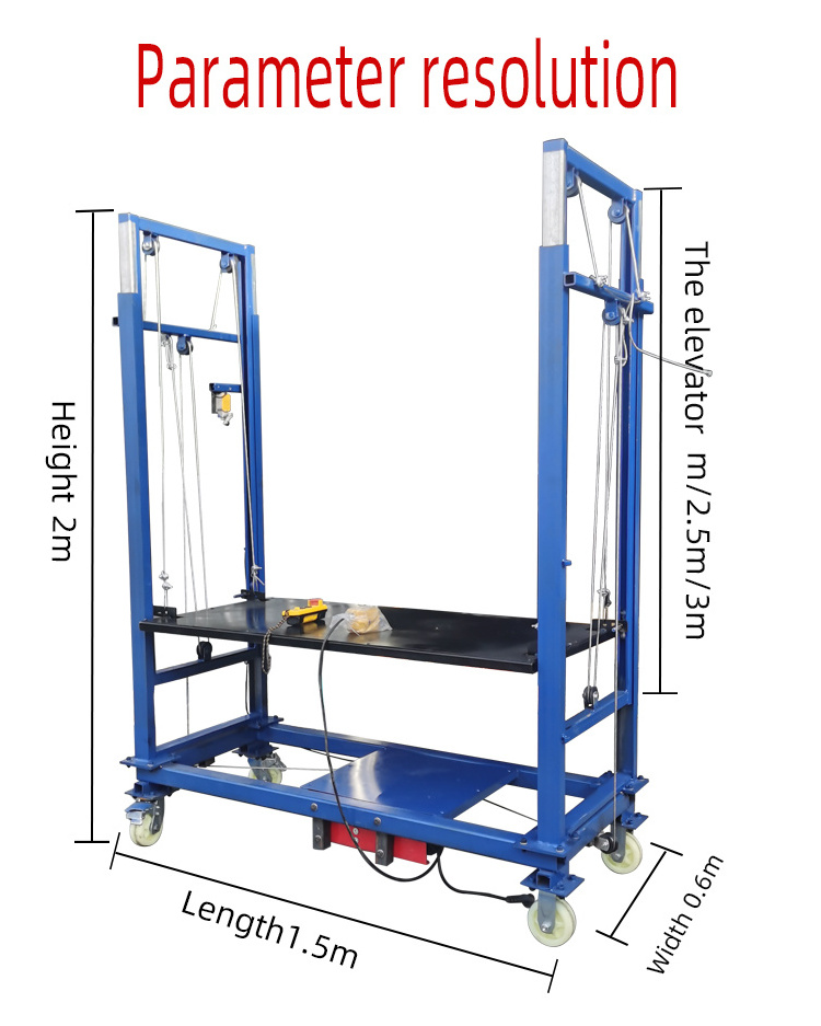 2023 hot sale 6m Electric Scaffolding Electric Lifting Scaffold,Electric Scaffold Lift For Construction