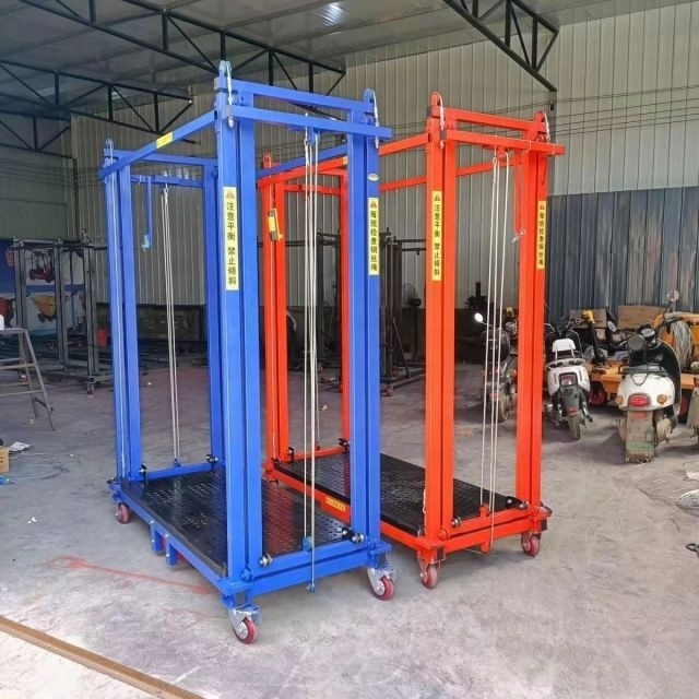 6 Meter Lift Scaffolding 500kg Hydraulic Electric Lift Mobile material lifting platform Shear Price