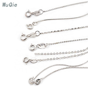 Wholesale Chain Necklace 925 Sterling Silver Snake Box Gypsophila Custom Base Chains Jewelry