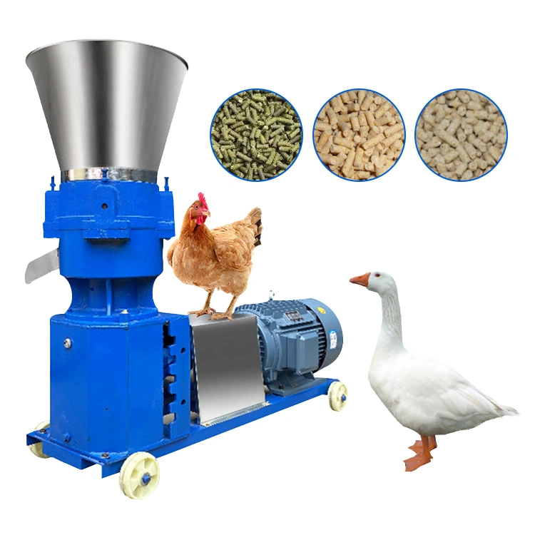 Chicken Manure Pellet Crusher Pellets Mill Animal Food Crop Straw Machine