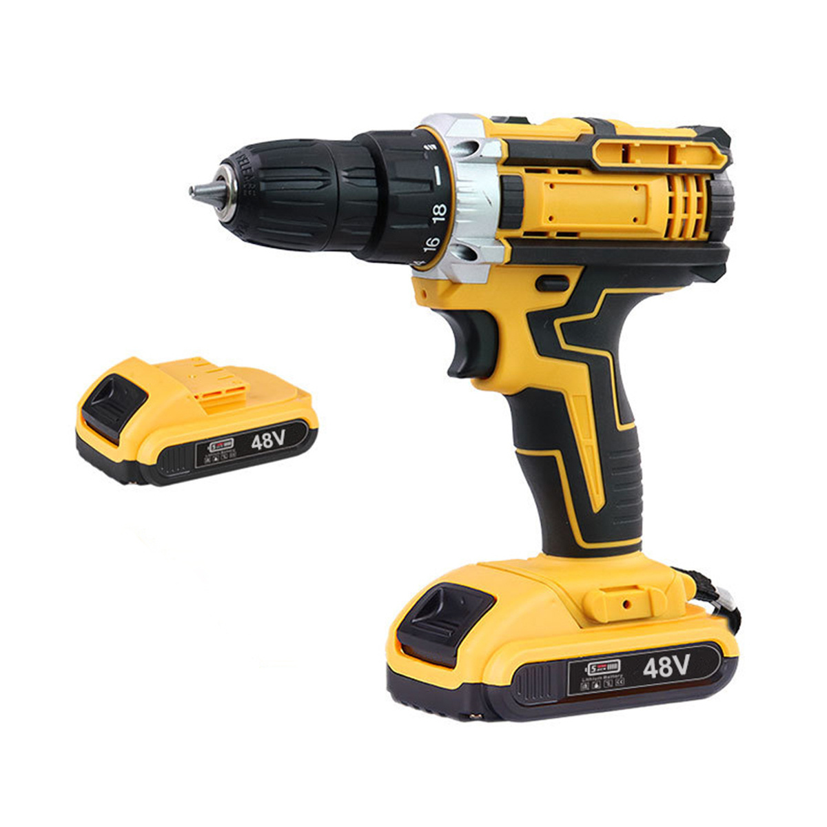 21V Dual Speed Li-ion Rechargeable Battery Power Tools Electric Cordless Drill Power Drills