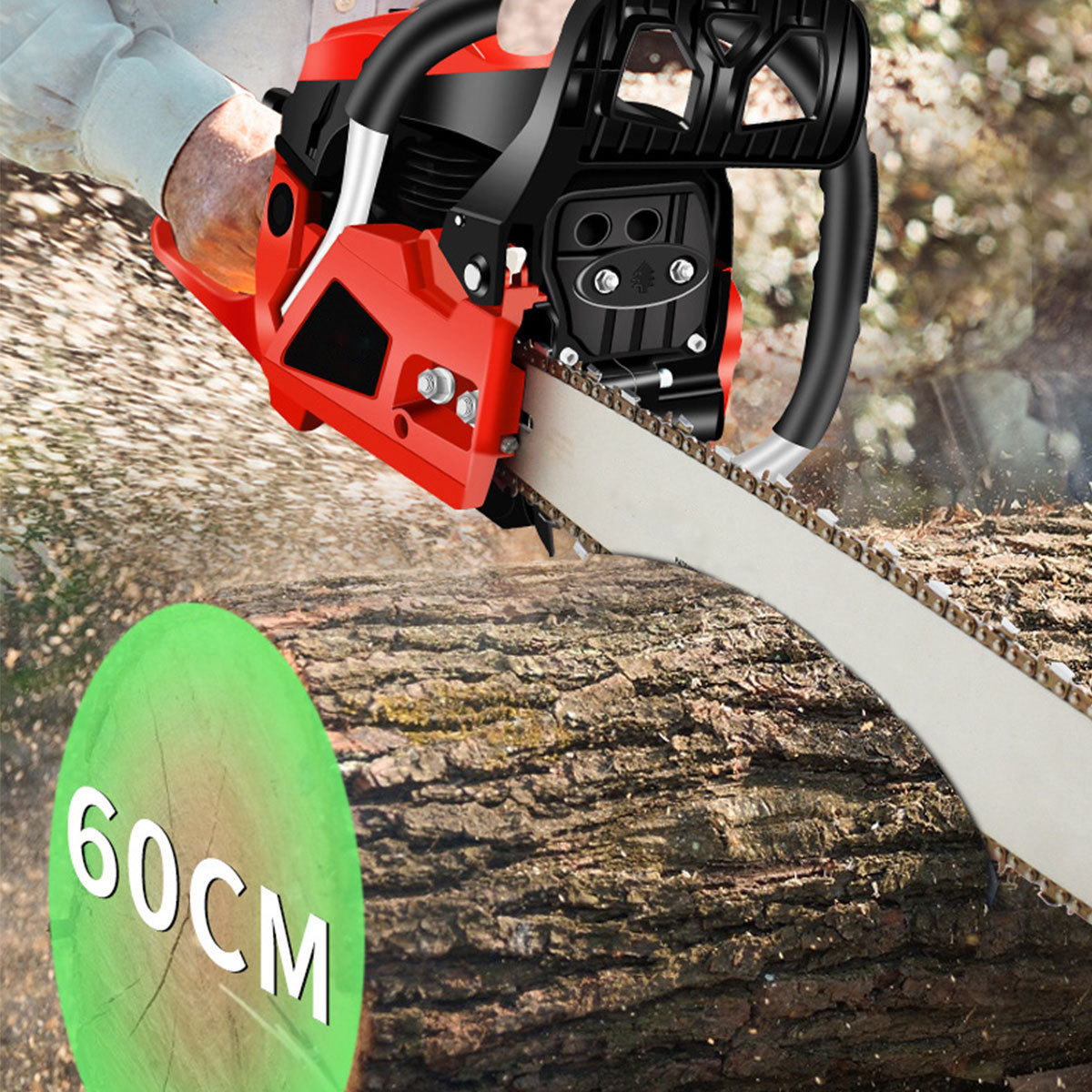 58cc homelite 2-Stroke 5800 tree wood cutting machine chain petrol chainsaw gasoline chain saw for sale