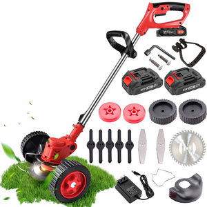 24V 450W Electric Lawn Mower Cordless Grass Trimmer Auto Release String Cutter