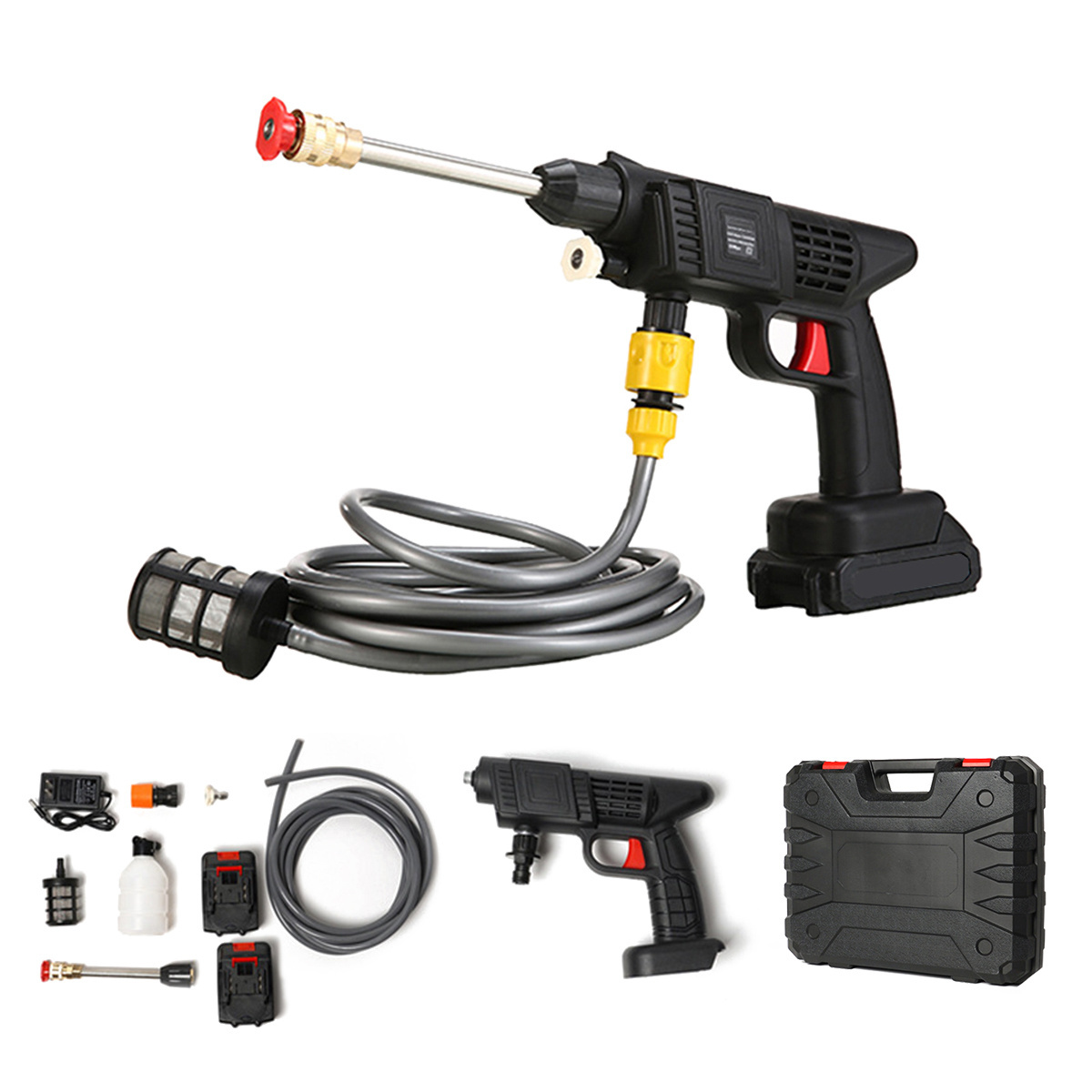 Cordless hvlp water spray gun high pressure car wash electric power spray gun car wash cordless spray gun