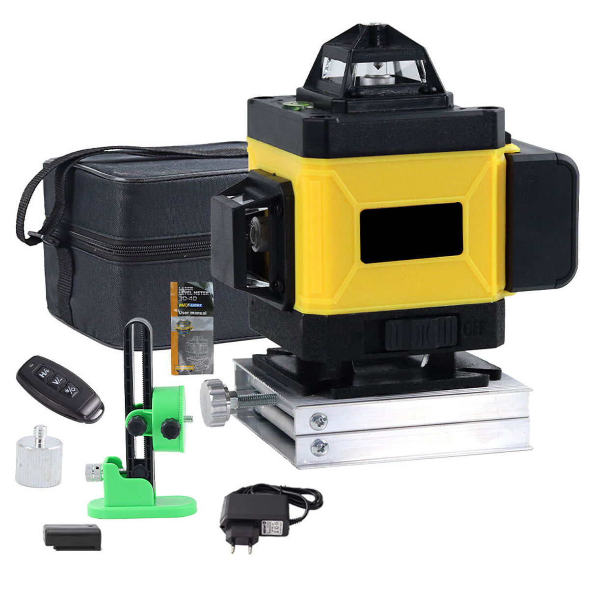 Professional Digital Lazer Level Green Beam Laser Cross 16 Line Self Leveling