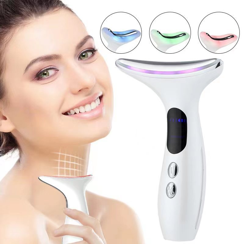 Electric Facial Massager Neck Lifting Beauty Device EMS Skin Tighten Beauty Device Face & Neck Lifting Massager