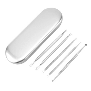 Blackhead Extractor Tool Set 5pcs Blackhead Remover Tool Kit Stainless Steel Acne Spot Needle Set Blackhead Remover Kit